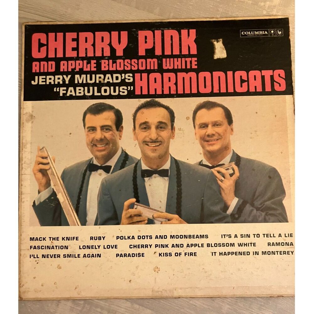 Jerry Murad's Fabulous Harmonicats "Cherry Pink and Appleblossom White" vinyl